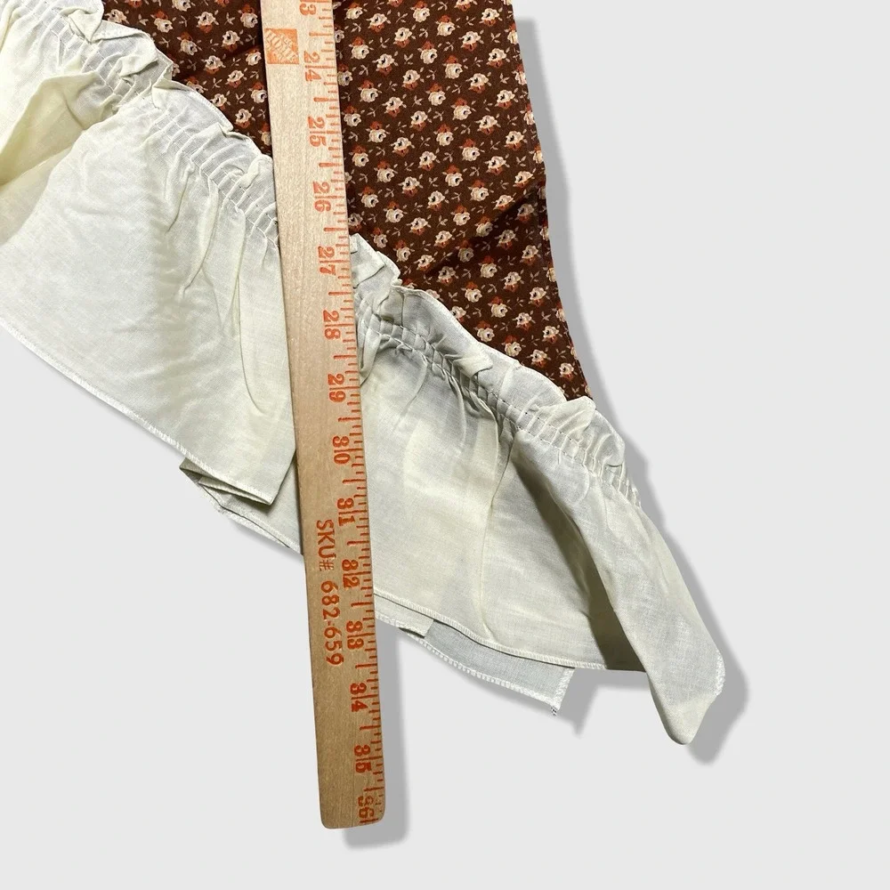 Unbranded Swag 2pc LotValance Home OS Brown‎ Floral Cottagecore Farmhouse
